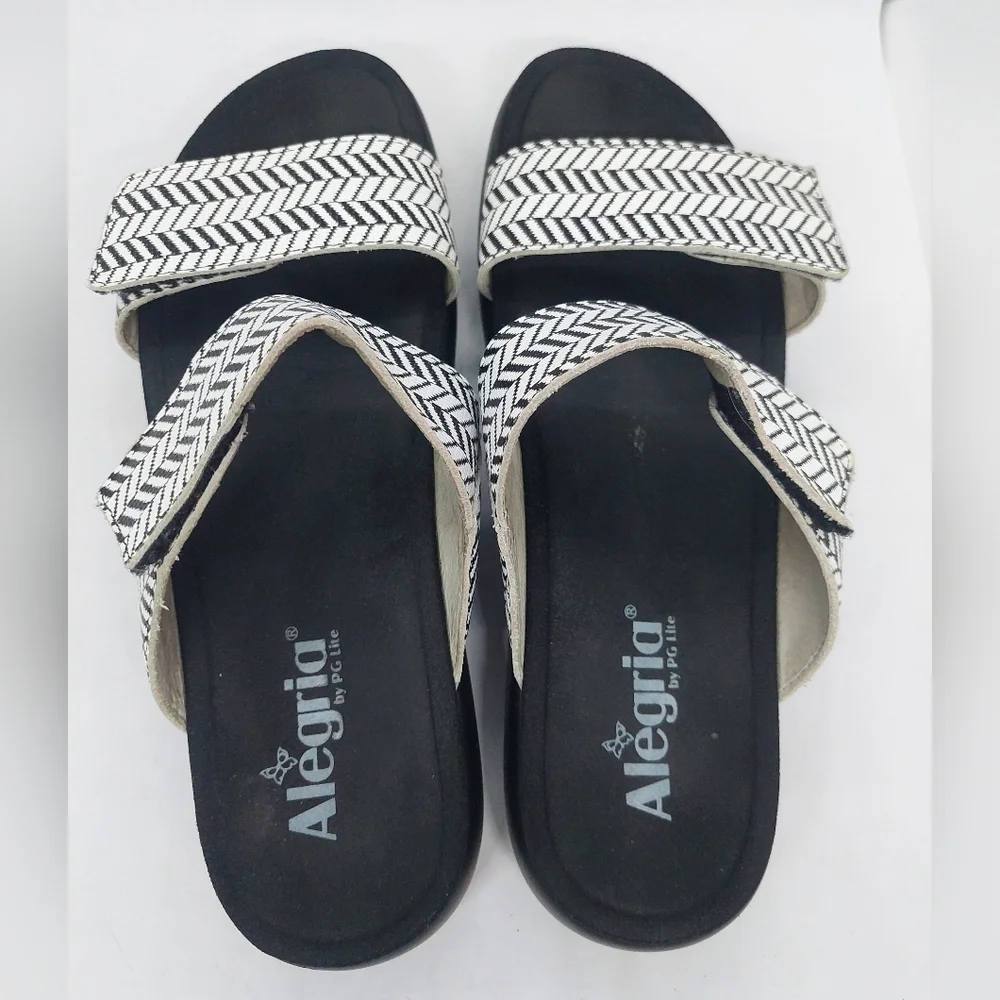 Alegria Bry Two-Band Slide Sandals Women’s Size EU 40 US 9.5-10 BRY-813